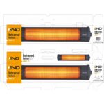 END Ufo Infrared Soba 2500W Termostatlı (Duvar Askı Aparatı Hediyeli) - Görsel 5