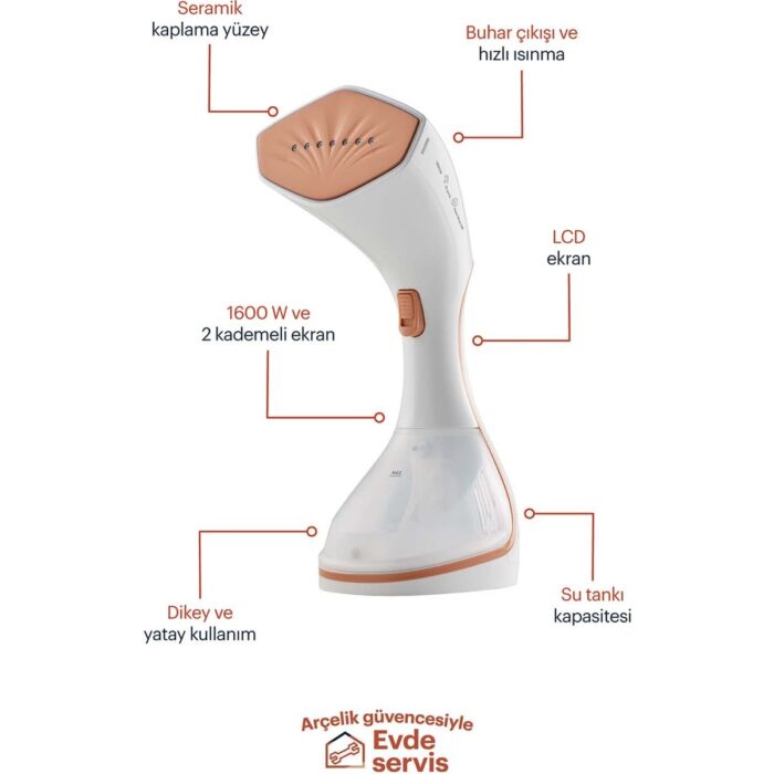 Grundig St 6150 L Dikey Buharlı Kırışık Giderici Ütü - Görsel 3