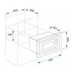 Silverline MW9018S02 Mikrodalga Fırın - Gri - Görsel 2