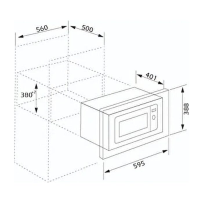Silverline MW9018S02 Mikrodalga Fırın - Gri - Görsel 2