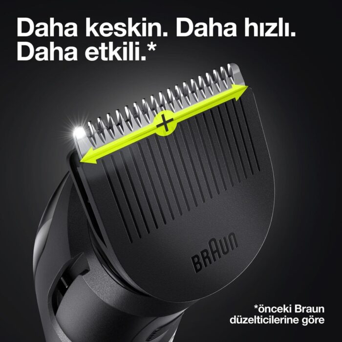 Braun Bt 3340 Ayarlanabilir Taraklı Saç & Sakal Şekillendirici + Gillette Hediye - Görsel 2