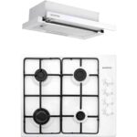 Kumtel Ocak Aspiratör 2 Li Set Doğalgazlı