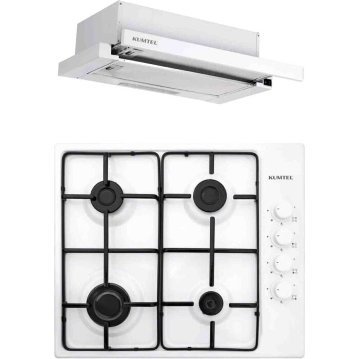 Kumtel Ocak Aspiratör 2 Li Set Doğalgazlı - Görsel 1