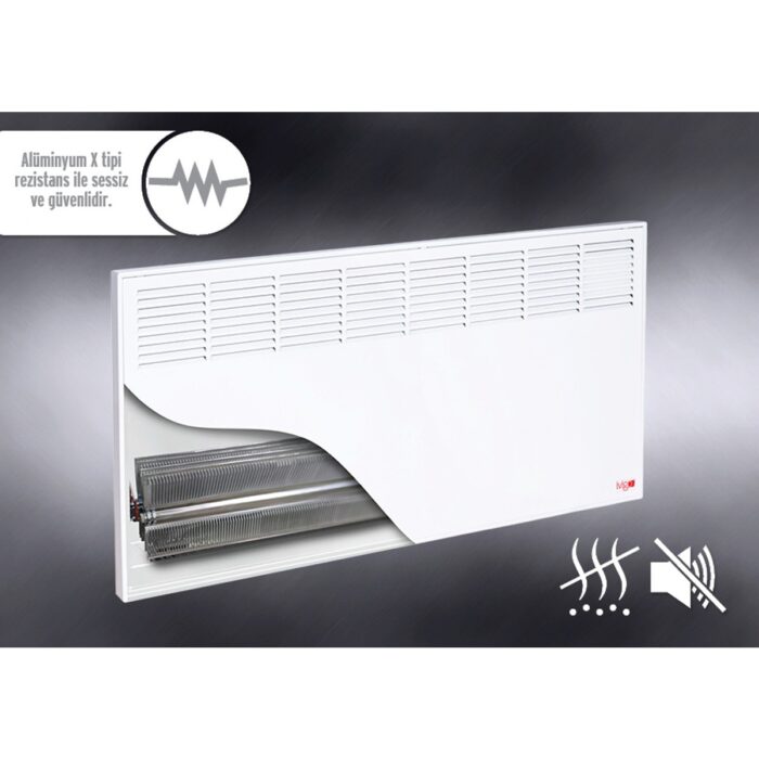İvigo Elektrikli Panel Konvektör Isıtıcı Manuel 2500 Watt Beyaz Epk4590m25b - Görsel 4