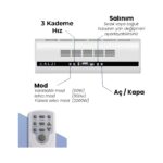 Alji 2200 W Süper Sessiz Seramik Isıtıcı - Görsel 2