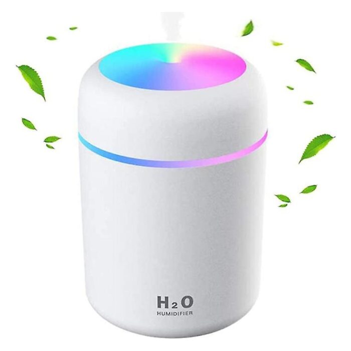 110000535328193.jpg Microcase Mini 2 Renk Modlu 300 ml USB Girişli Ultra Sessiz Çok Kullanışlı Hava Nemlendirici AL4053 - Görsel 1