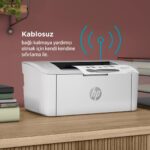 HP LaserJet M111w Yazıcı, Siyah beyaz yazıcı, Küçük ofis, Yazdırın, Küçük Boyut, 7MD68A - Görsel 5