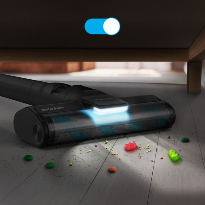 Samsung VS20C8524TB/TR Jet 85 Şarjlı Dikey Süpürge, 210W Emiş Gücü, Dijital Invertör Motor - Görsel 5