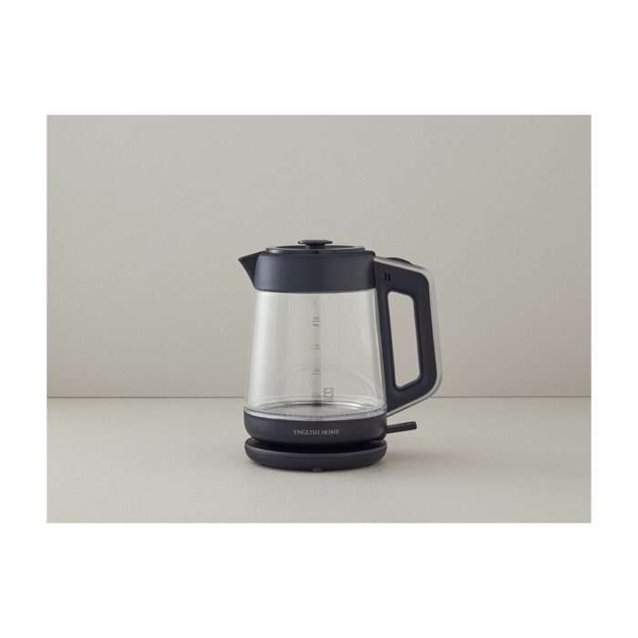 English Home Cmk 6001 Cam Çay Makinesi 2l Siyah-Krom - Görsel 2