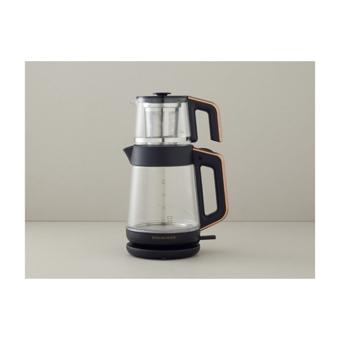 English Home Cmk 6001 Cam Çay Makinesi 2l Siyah-Bakır - Görsel 2