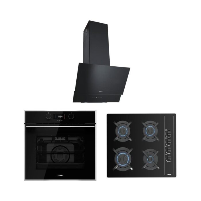 110000546136631.jpg Teka Siyah Ankastre Set (Hlb 840 Ss Bk -Gbc 64002- Atv 60) - Görsel 1