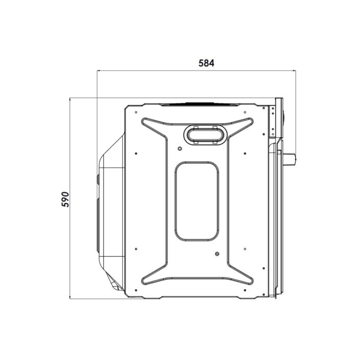 Kumtel Digital Beyaz Ankastre Fırın 8 Programlı B66 - Sf2 (Ddt) - Görsel 3
