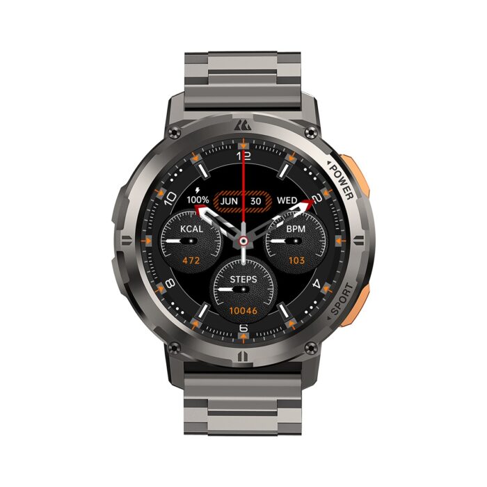 Kospet Tank T2 Akıllı Saat Special Edition (Metal Kordonlu Paket) - Gri Renk - Kvk Teknik Servis Garantili - Görsel 4