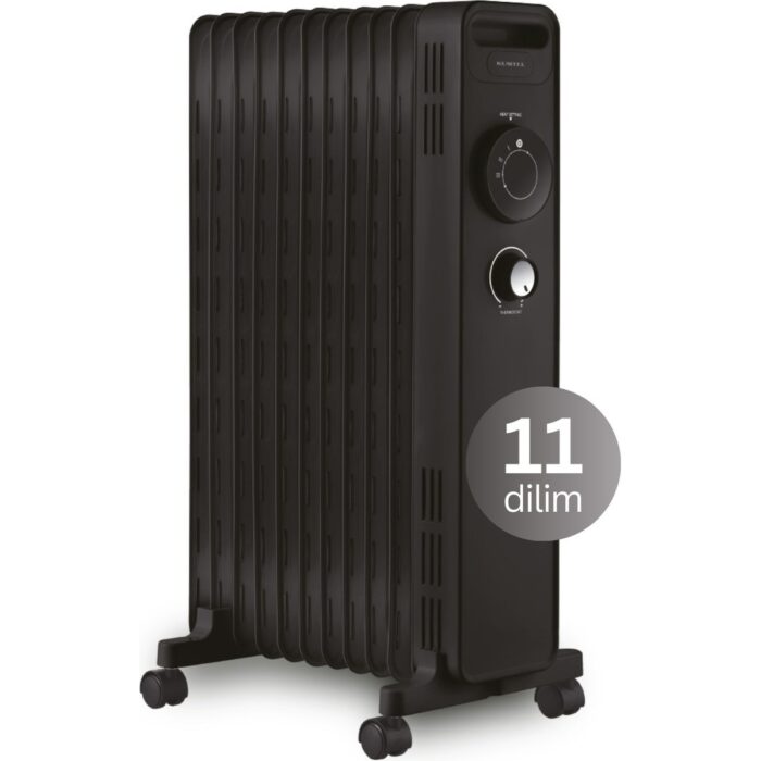 Kumtel 11 Dilim Siyah Radyatör KUM1230S - Görsel 1