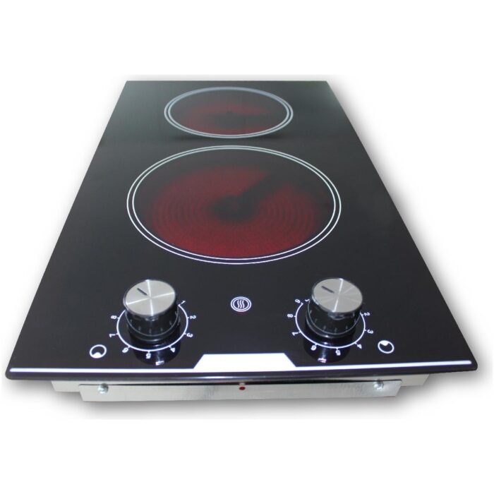 Alveus 2'li Vitroseramik Ankastre Elektrikli Domino Ocak - Görsel 2