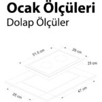 Alveus 2'li Vitroseramik Ankastre Elektrikli Domino Ocak - Görsel 4
