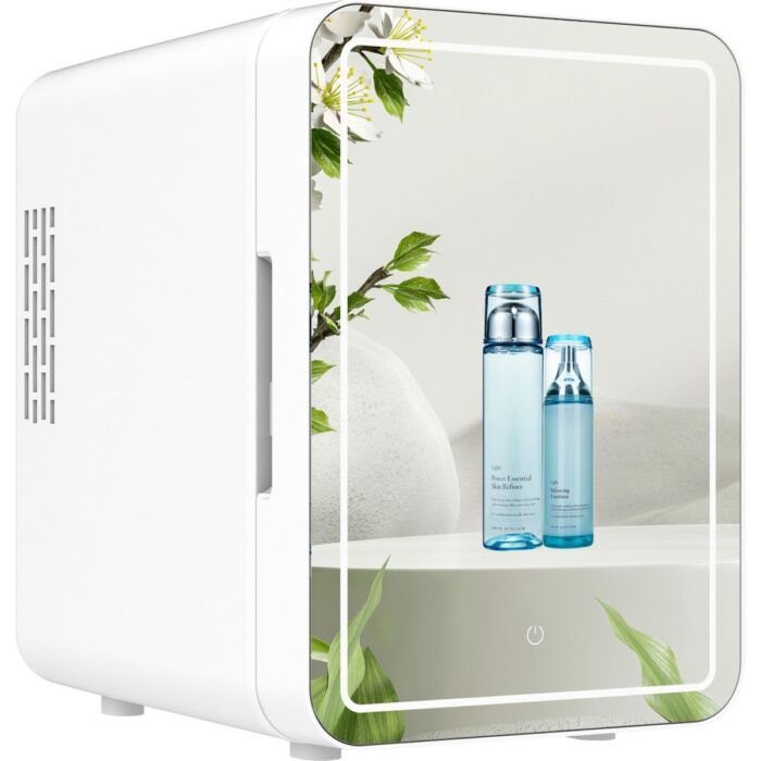 Mioji Mio 212 4L LED Işıklı Kozmetik Makyaj Krem Sıcak ve Soğuk Ayarlı Taşınabilir  Fridge Mini Dolap - Görsel 4