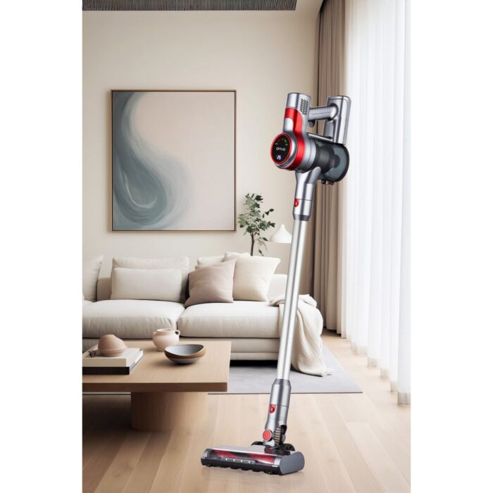 Onvo OVDSS01 LED Aydınlatmalı Dikey Şarjlı Süpürge - Görsel 1
