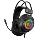 Rampage RM-K19 Raging Plus Siyah USB 7.1 RGB Oyuncu Mikrofonlu Kulaklık