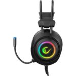 Rampage RM-K19 Raging Plus Siyah USB 7.1 RGB Oyuncu Mikrofonlu Kulaklık - Görsel 3