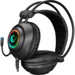 Rampage RM-K19 Raging Plus Siyah USB 7.1 RGB Oyuncu Mikrofonlu Kulaklık - Görsel 4