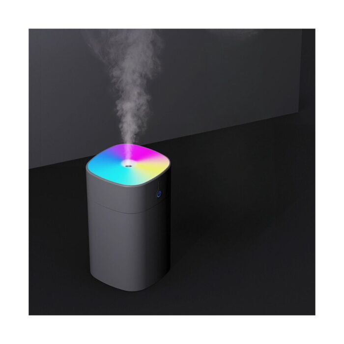 Ekru Cep H2O Humidifier 400ML Ultrasonik Hava Nemlendirici Buhar Makinesi ve Aroma Difüzörü - Görsel 2