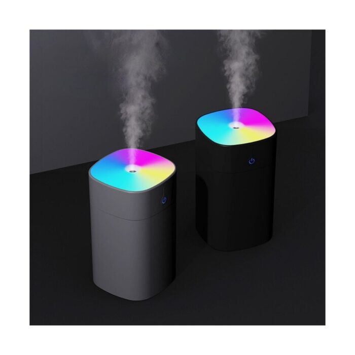 Ekru Cep H2O Humidifier 400ML Ultrasonik Hava Nemlendirici Buhar Makinesi ve Aroma Difüzörü - Görsel 4