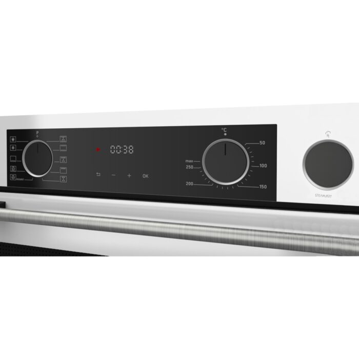 Ferre XE64CB Steamart&fryart Serisi Buharlı Pişirme Beyaz Ankastre Fırın (0+10 Konum) - Görsel 4