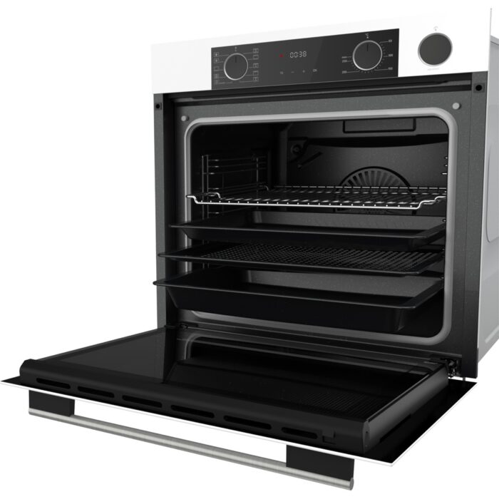 Ferre XE64CB Steamart&fryart Serisi Buharlı Pişirme Beyaz Ankastre Fırın (0+10 Konum) - Görsel 5