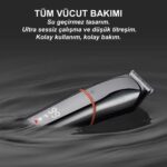 Emtu Life LI-1386 Erkek Bakım Kiti,saç Sakal ve Tüm Vücut Bakım Seti 6 In 1 -10W - Görsel 4