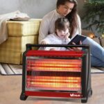 Vesus Şömine Tipi Elektrikli Isıtıcı 1800W Quattro 4x4 Quartz Isıtma