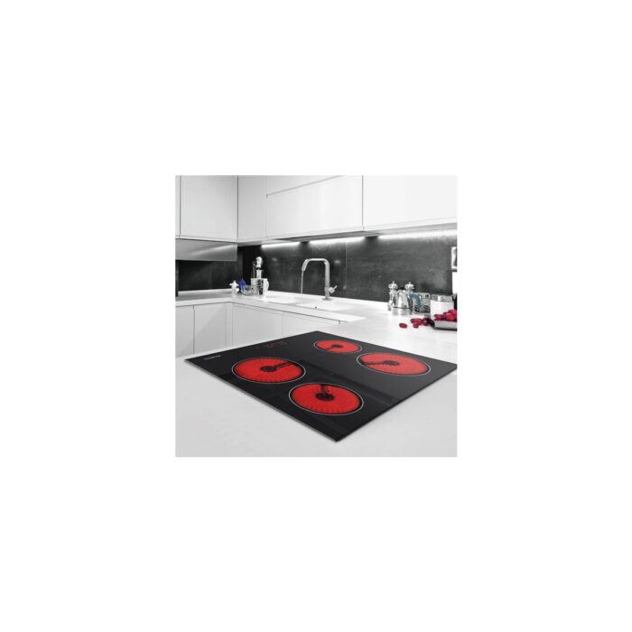 Kumtel  V6-04T Vitroseramik Elektrikli Siyah Cam Ankastre Ocak - Görsel 2