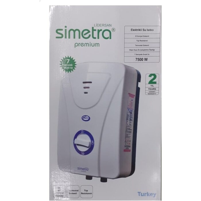 Simetra Elekrıklı Şofben 10MT Kablolu Tam Takım Set 2 Yıl Garantılı - Görsel 3