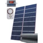 Oxa 160X100 cm Dijital Termostatlı Keçeli Zaman Saatli Halı Altı Karbon Film Isıtıcı