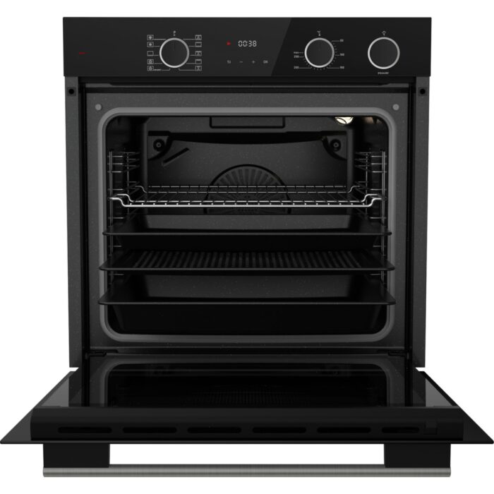 Ferre XE64CS Steamart&fryart Serisi Buharlı Pişirme Siyah Ankastre Fırın (0+10 Konum) - Görsel 3