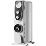 Dijitsu 11 Dilim Beyaz Turbo Fanlı Yağlı Radyatör 2700W Sessiz Çalışma ve 3 Isı Ayarı - Görsel 2