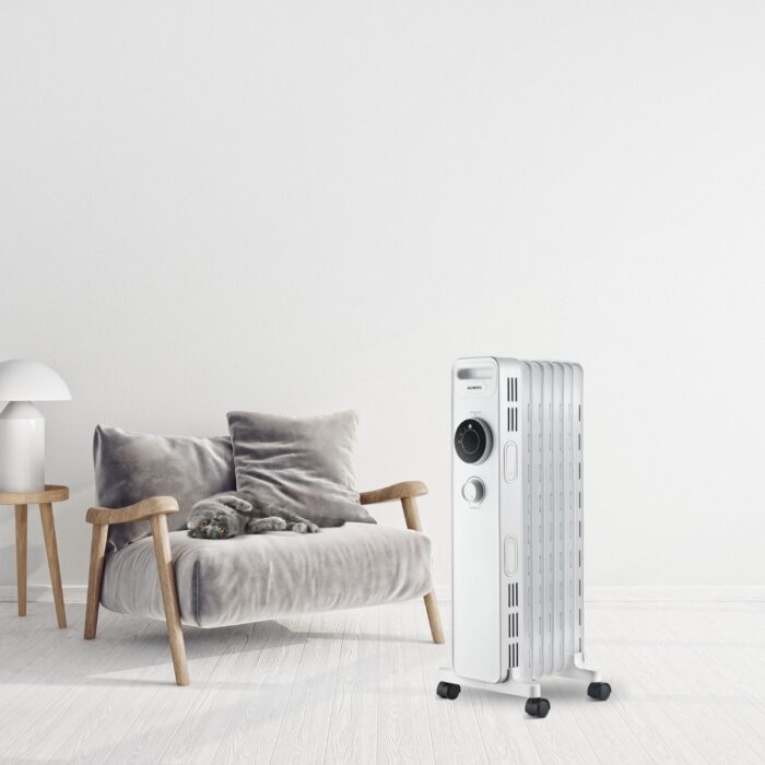 Kumtel 7 Dilim Beyaz Radyatör 1500 Watt Termostat Kontrollü Enerji Tasarruflu - Görsel 2