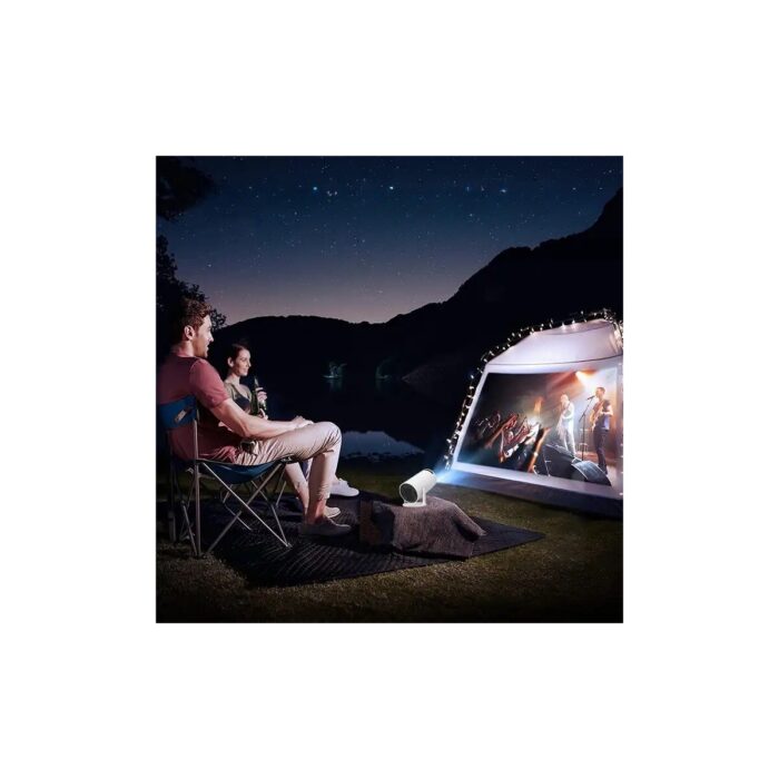 Heaven House Taşınılabilir Projeksiyon Projektör Cihazı Mini Projektör LED Projektör 4K Projektör Projeksiyon Cihazı Mini Projeksiyon LED Projektör LED Projeksiyon Taşınabilir Projeksiyon  4K Projeksiyon - Görsel 4