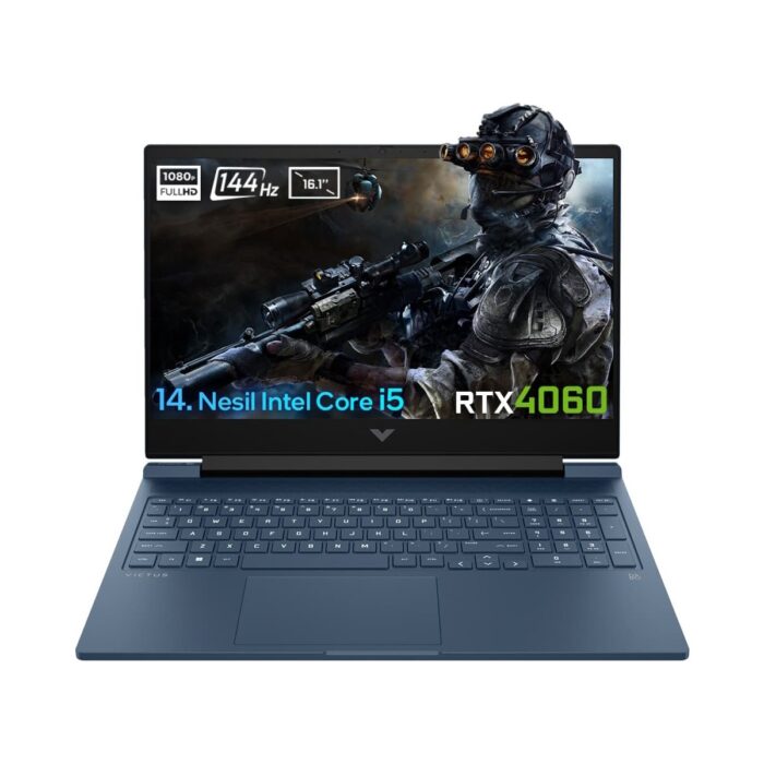 HP Victus 16-R1057NT 9J260EA Intel Core i5-14500HX 16GB DDR5 1TB SSD RTX4060 8GB 16.1 inç 144 Hz Full HD Freedos Gaming Laptop - Görsel 1