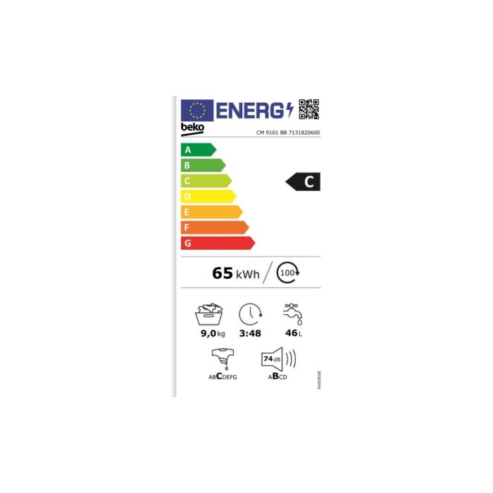 Beko cm 9101 Bb Çamaşır Makinesi - Görsel 5