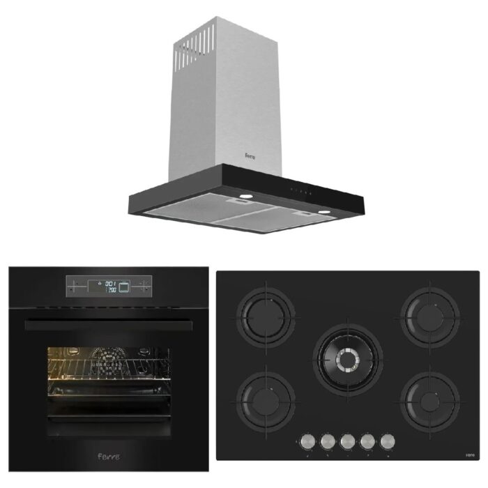 Ferre Ultra Lüks Serisi -11+0 Fonk. Mega Ankastre Set (RS035+ 11002 +D100) - Görsel 1