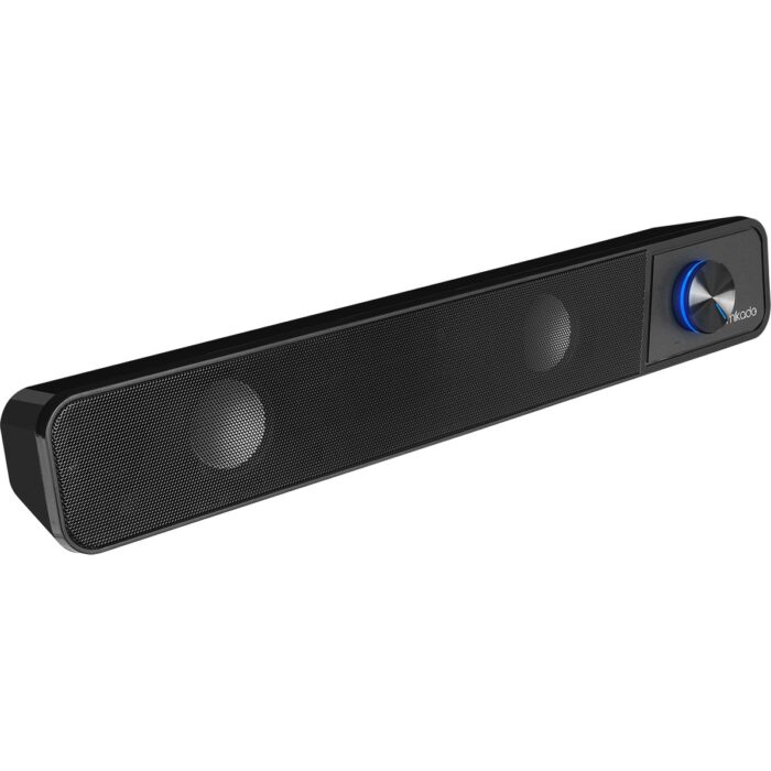 Mikado MD-69S Siyah 3WX2 LED Işıklı Multimedia Soundbar Speaker - Görsel 2