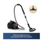 Philips XB7150/07 Marathon Daily Torbasiz Elektrikli Süpürge, 750 W, PowerCyclone 8 CarpetClean Başlık,XB7150 - Görsel 2