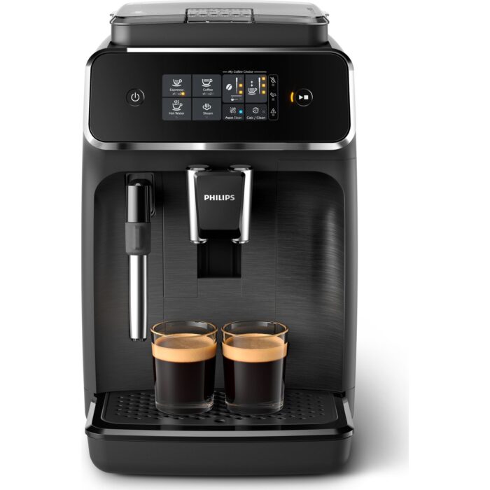 110000603969849.jpg Philips EP2220/10 2200 Serisi Tam Otomatik Espresso Makinesi, Dokunmatik Ekran, Klasik Süt Köpürtücü, 2 İçecek, Mat siyah, - Görsel 1