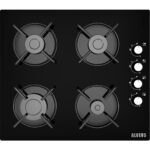 Alveus New 627 Siyah Cam 3'lü Ankastre Set [BİNDESİT-GLS640-MFA627] - Görsel 3