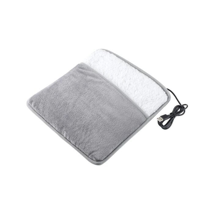 Louis1 Kış USB Şarj Elektrikli Ayak Isıtma Pedi Yumuşak Peluş Yıkanabilir Ayak Isıtıcı Isıtıcı Uyku Geliştirmek Ev Ayak Isıtma Mat (Yurt Dışından) - Görsel 1