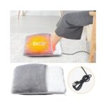 Louis1 Kış USB Şarj Elektrikli Ayak Isıtma Pedi Yumuşak Peluş Yıkanabilir Ayak Isıtıcı Isıtıcı Uyku Geliştirmek Ev Ayak Isıtma Mat (Yurt Dışından) - Görsel 3