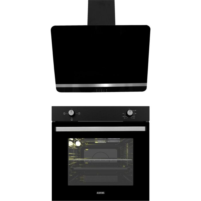 Alveus New Lotus 2'li Siyah Ankastre Set [BİNDESİT-MFA604] - Görsel 1