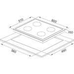 Alveus New Star 2'li Siyah Ankastre Set [BİNDESİT-GLS640] - Görsel 5