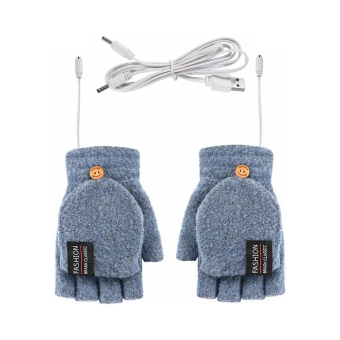 Xavier USB Şarj Edilebilir Isıtmalı Eldiven El Isıtıcıları Eldivenler Isıtıcı Yeniden Kullanılabilir Kış Sıcak Isıtma Dizüstü Kadın Erkek Için (Yurt Dışından) - Görsel 1